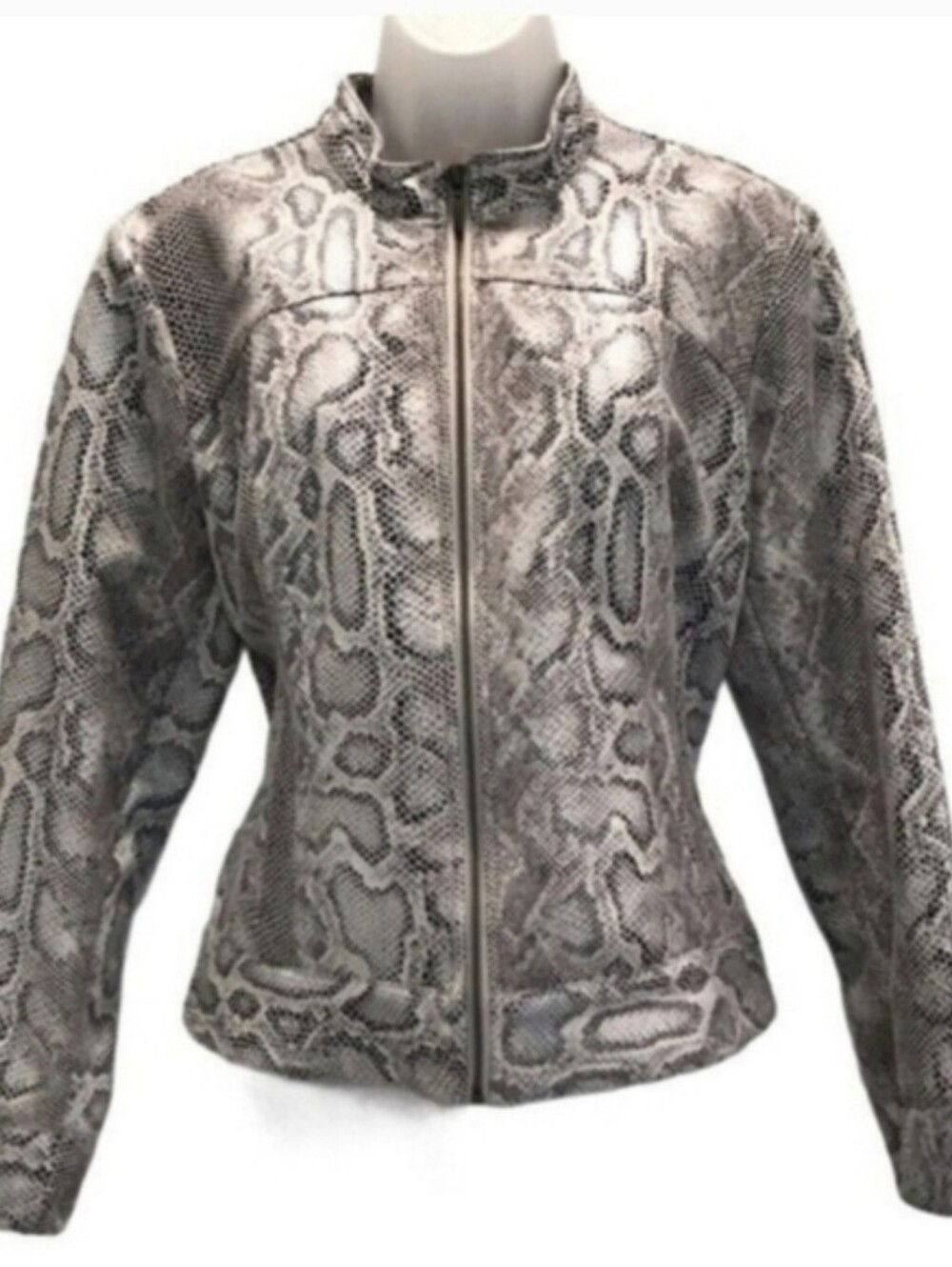 Ruby Road Women Faux Leather Jacket Size 12P NWOT